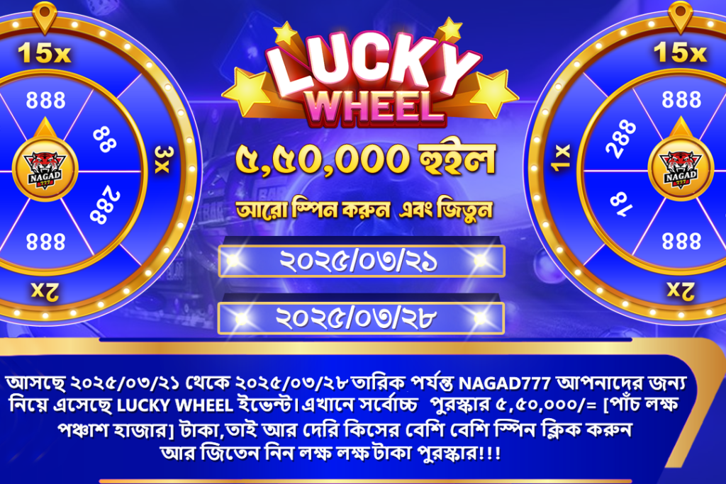 lucky wheel bonus nagad777